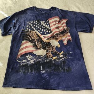 The Mountain 2006 Patriotic Eagle T-shirt Size XL